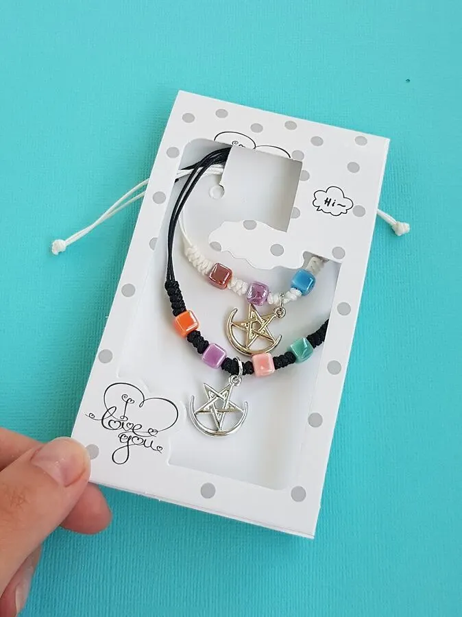 zlatto Парные браслеты, кулоны для двоих, арт.032.183