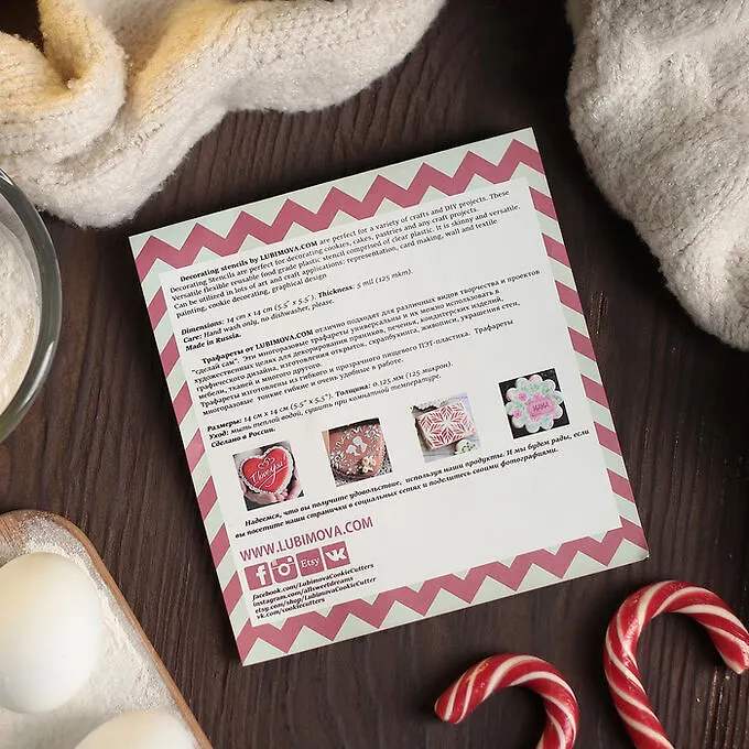 Товары для дома, дачи, отдыха Форма для вырезания печенья и трафарет "Мышка", цвет МИКС