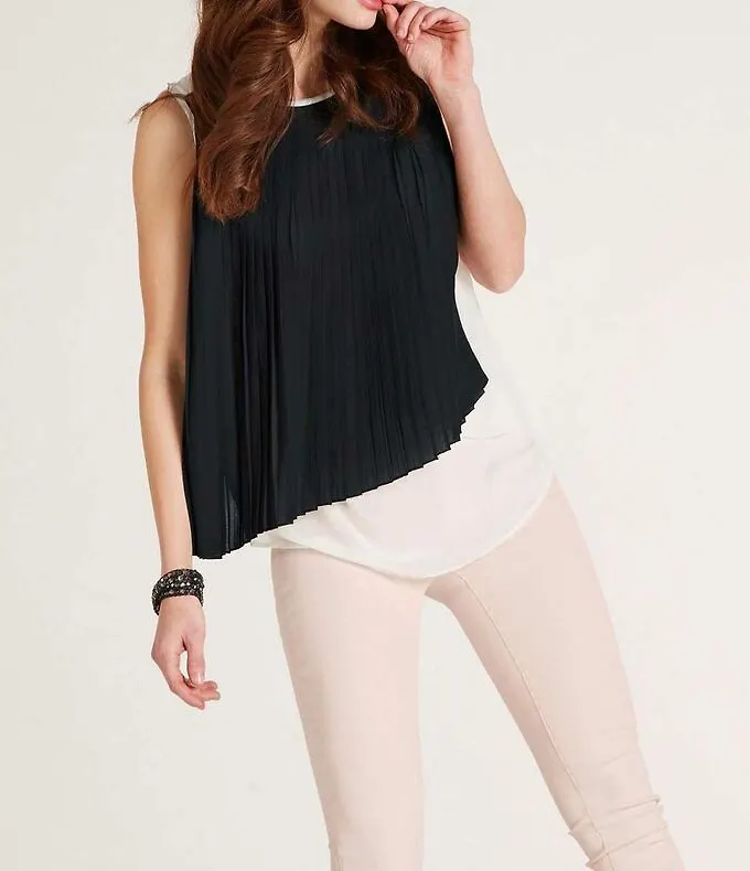 heine Топ, черно-белый