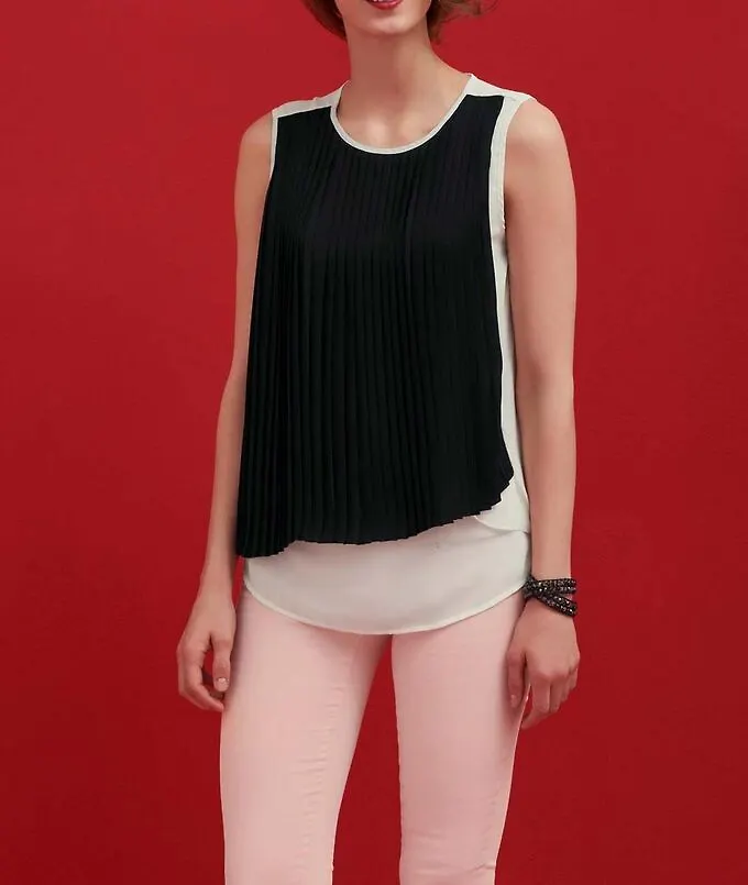 heine Топ, черно-белый