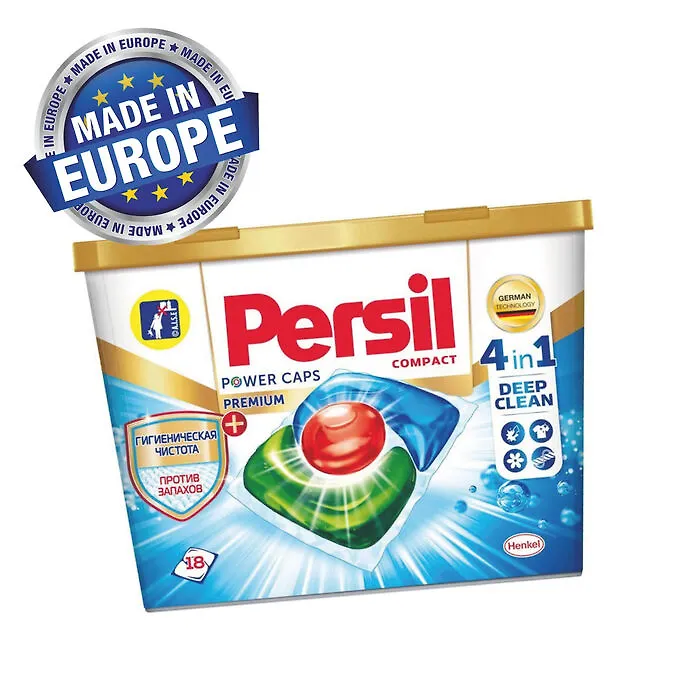 PERSIL Капсулы для стирки ПЕРСИЛ ПРЕМИУМ КАПС АНТИ ЗАПАХ 4в1 18 шт