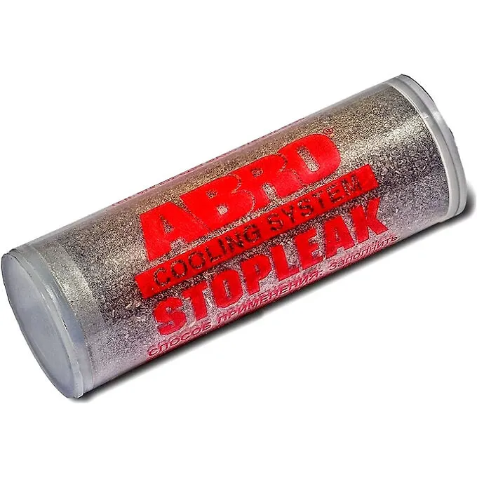 Герметик для системы охлаждения ABRO Heavy Duty Cooling System Stop Leak, порошковый, с ингибитором коррозии, флакон 20г, арт. AB-404