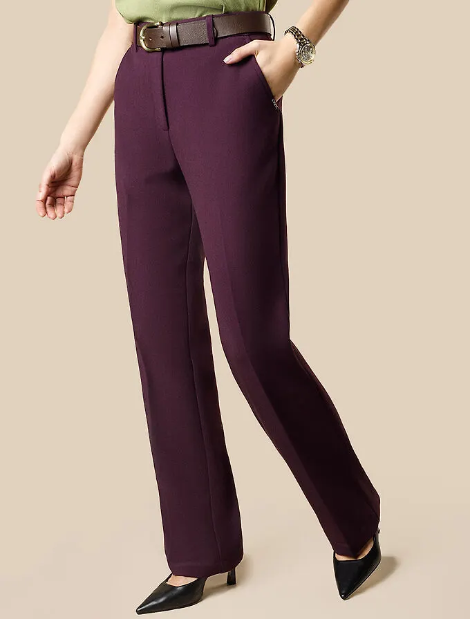 Vilatte Брюки. Цвет: бургунди