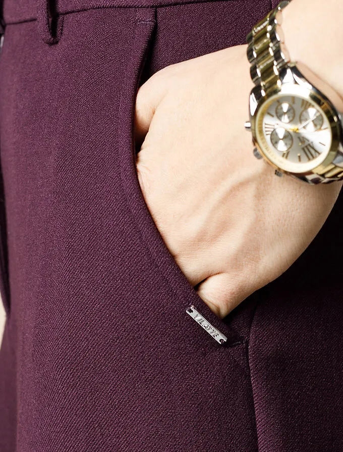 Vilatte Брюки. Цвет: бургунди