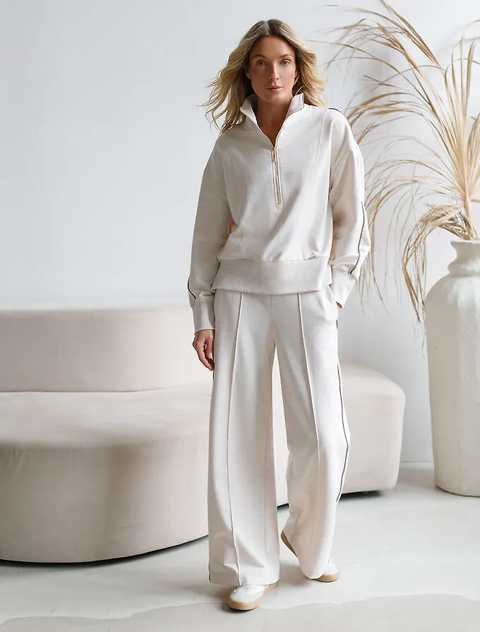 Vilatte Брюки. Цвет: бежевый меланж