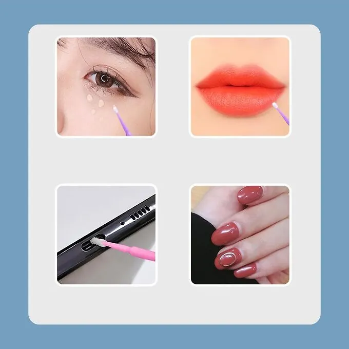 Куралеся Ватные нано-палочки для коррекции макияжа, ультратонкие, 50 шт.