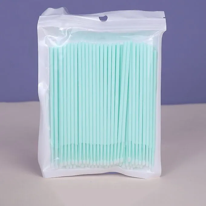 Куралеся Ватные нано-палочки для коррекции макияжа, ультратонкие, 50 шт. Мятный