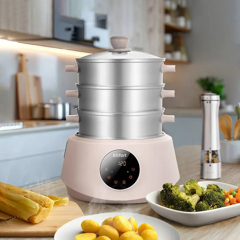 Пароварка "2 в 1" КТ-9928